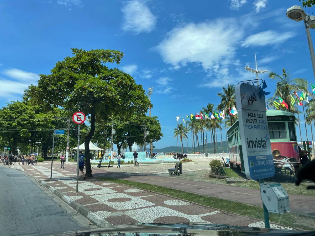 Praia Gonzaga, Santos Exteriör bild